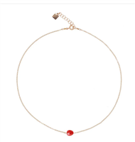 Necklace Rosso Prezioso Woman Semino d'Amore in Silver GC00405SE ROSSO